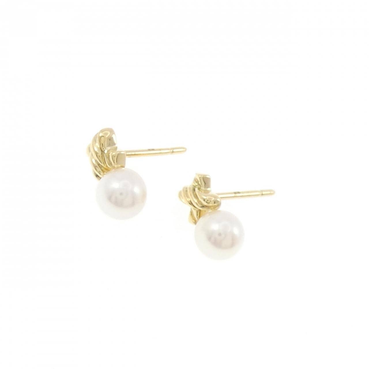 K18YG アコヤパール ピアス 5.3mm