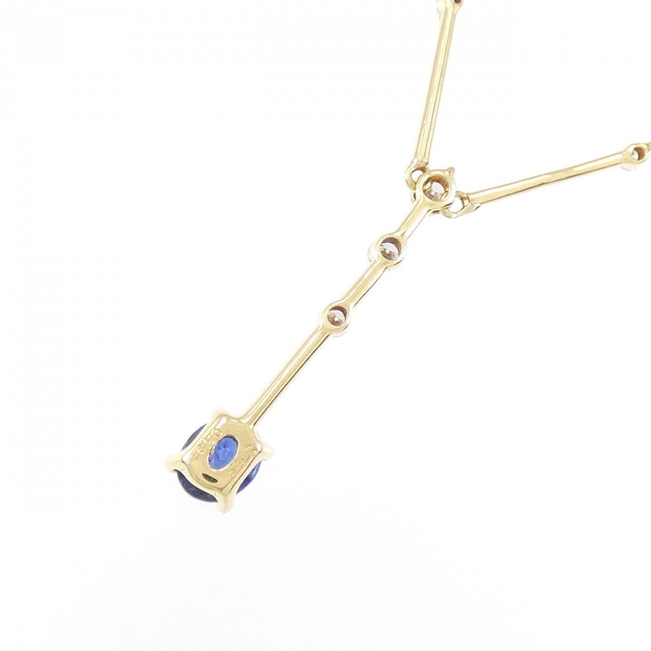 K18YG サファイヤ ネックレス 0.48CT