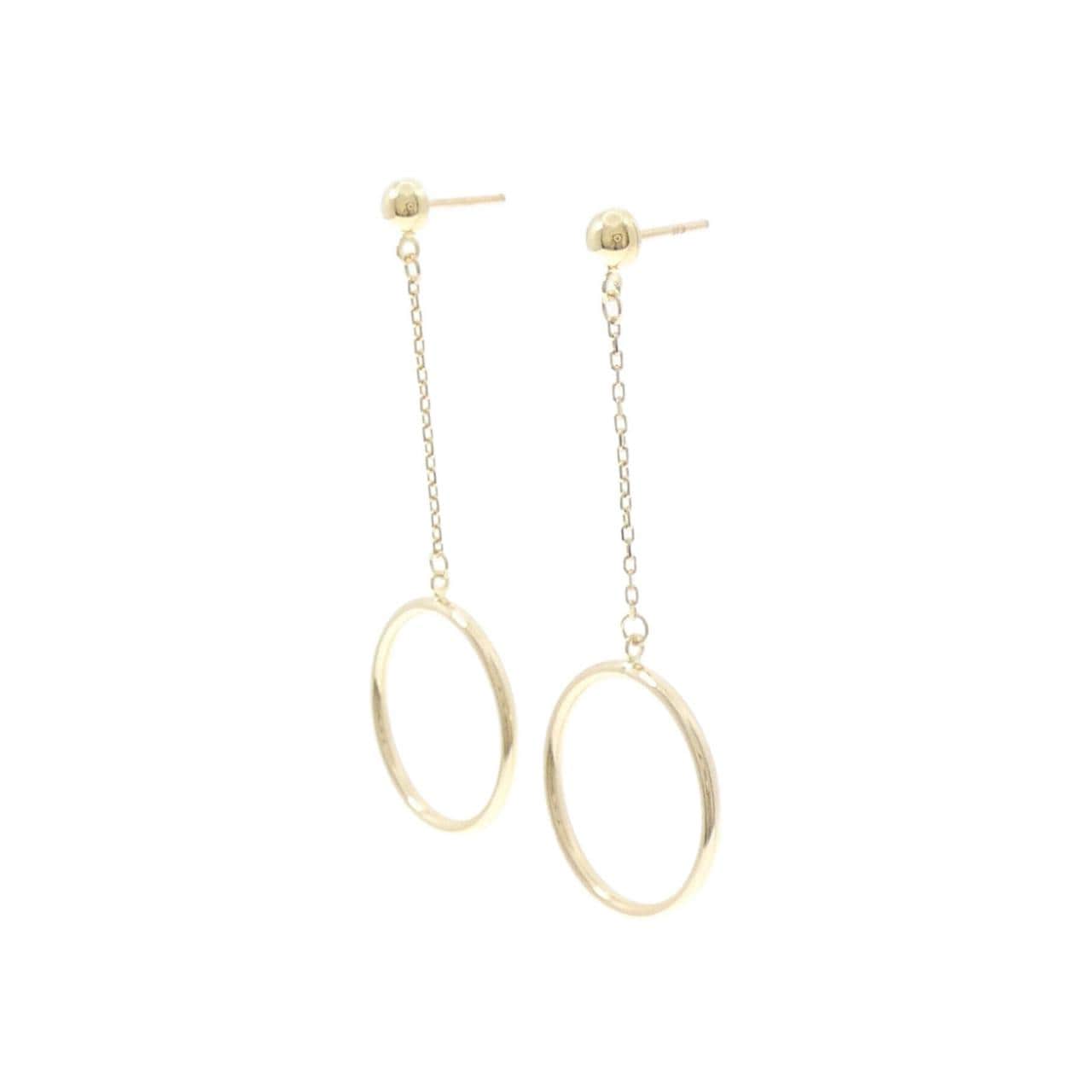 K18YG earrings