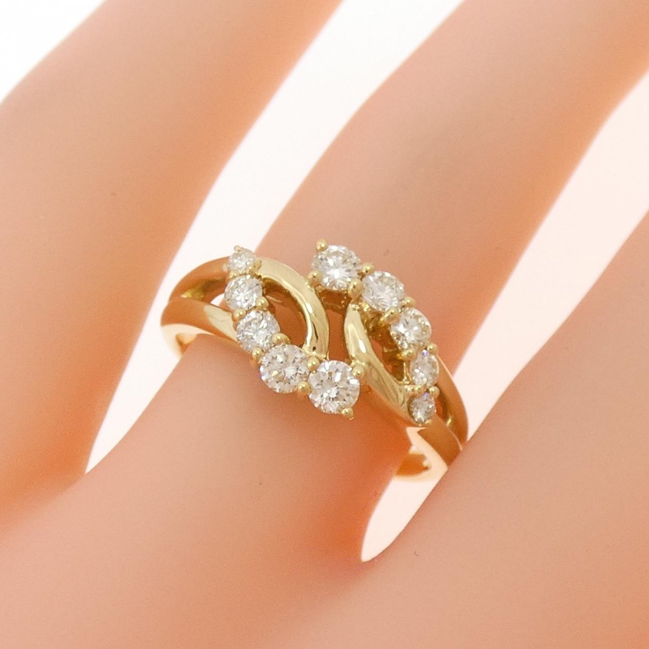 K18YG ダイヤモンド リング 0.50CT