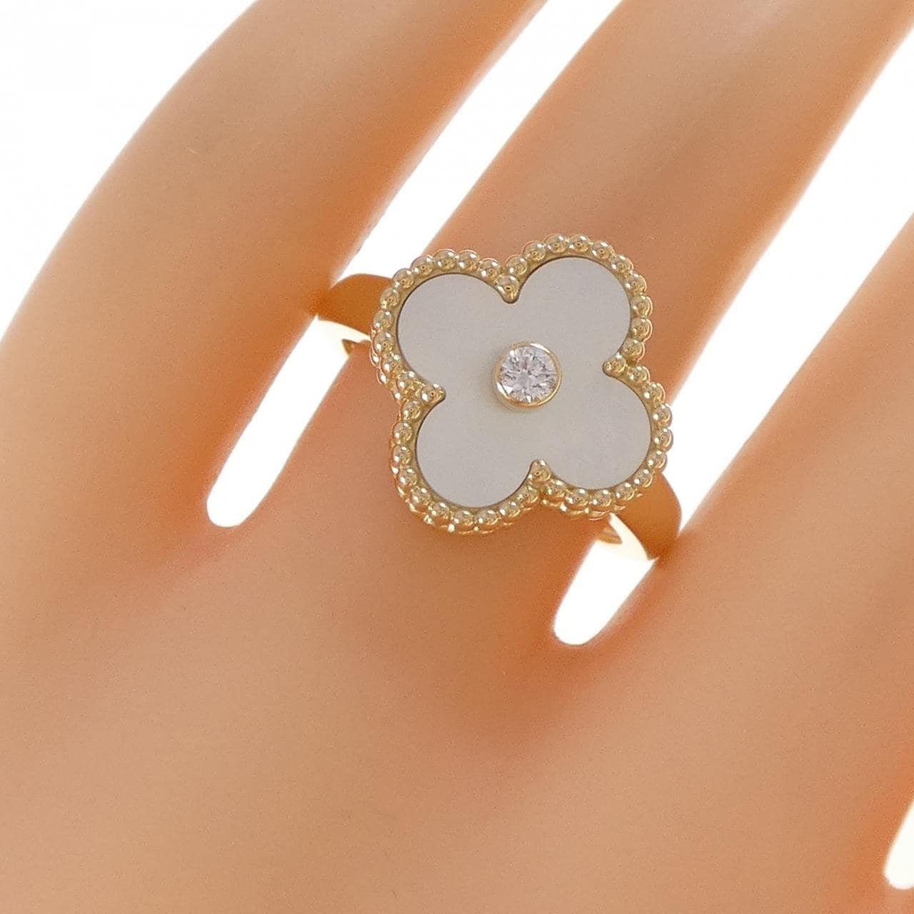 ヴァンクリーフ&アーペル ヴィンテージアルハンブラ リング