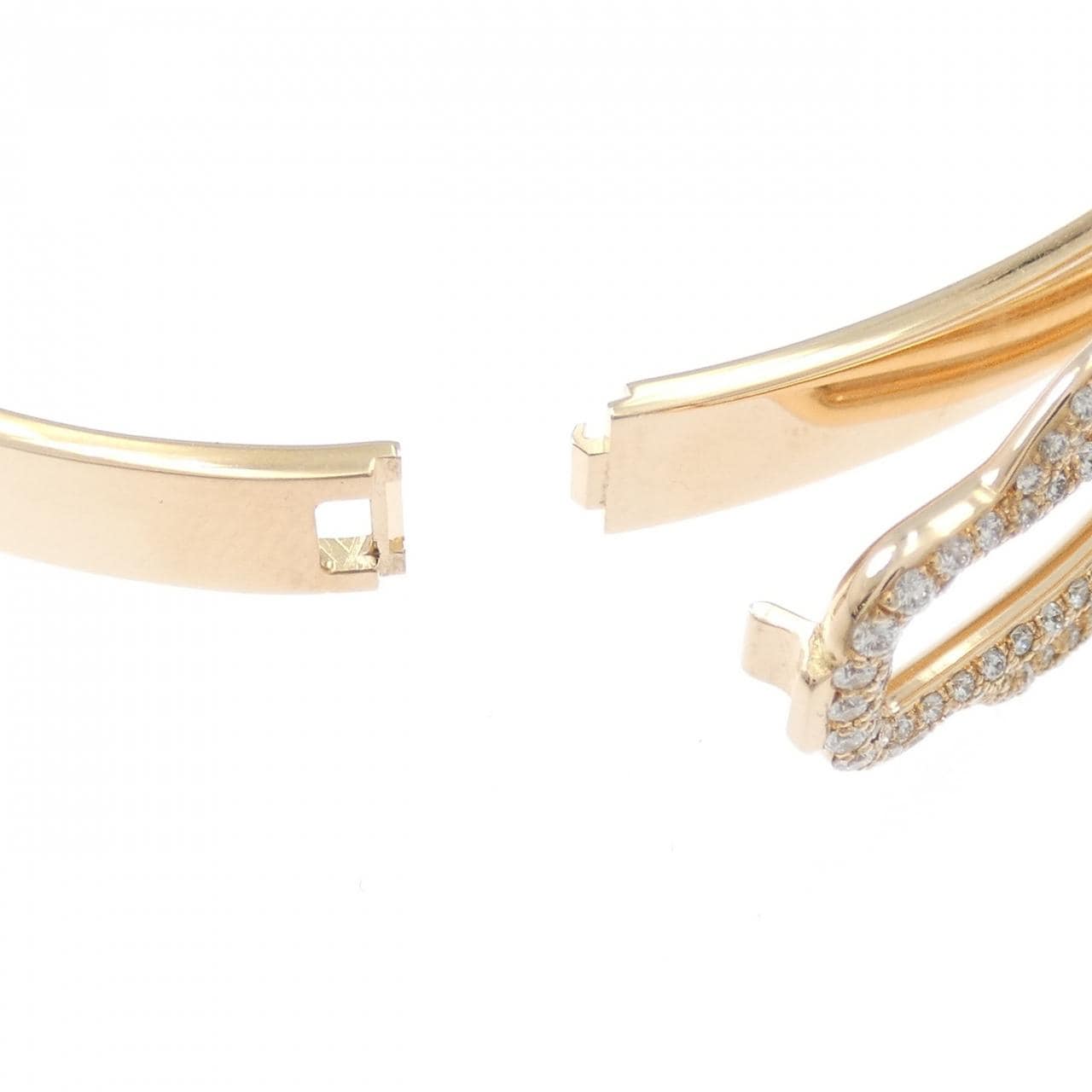 エルメス ダイヤモンド バングル 0.95CT