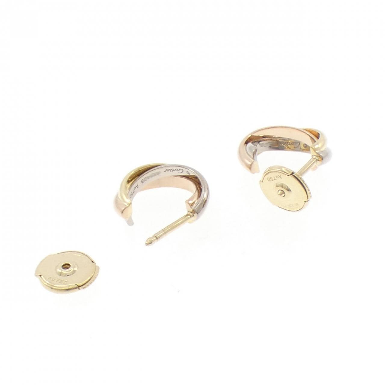 カルティエ トリニティ スモール ピアス