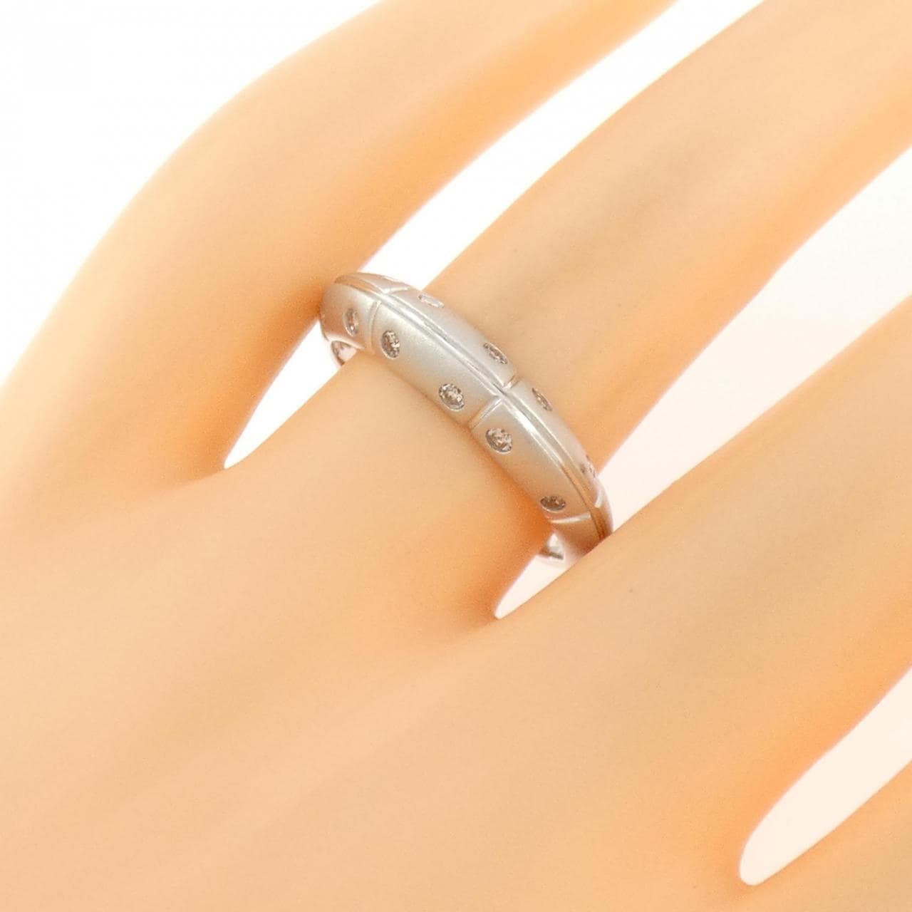 K18WG ダイヤモンド リング 0.20CT