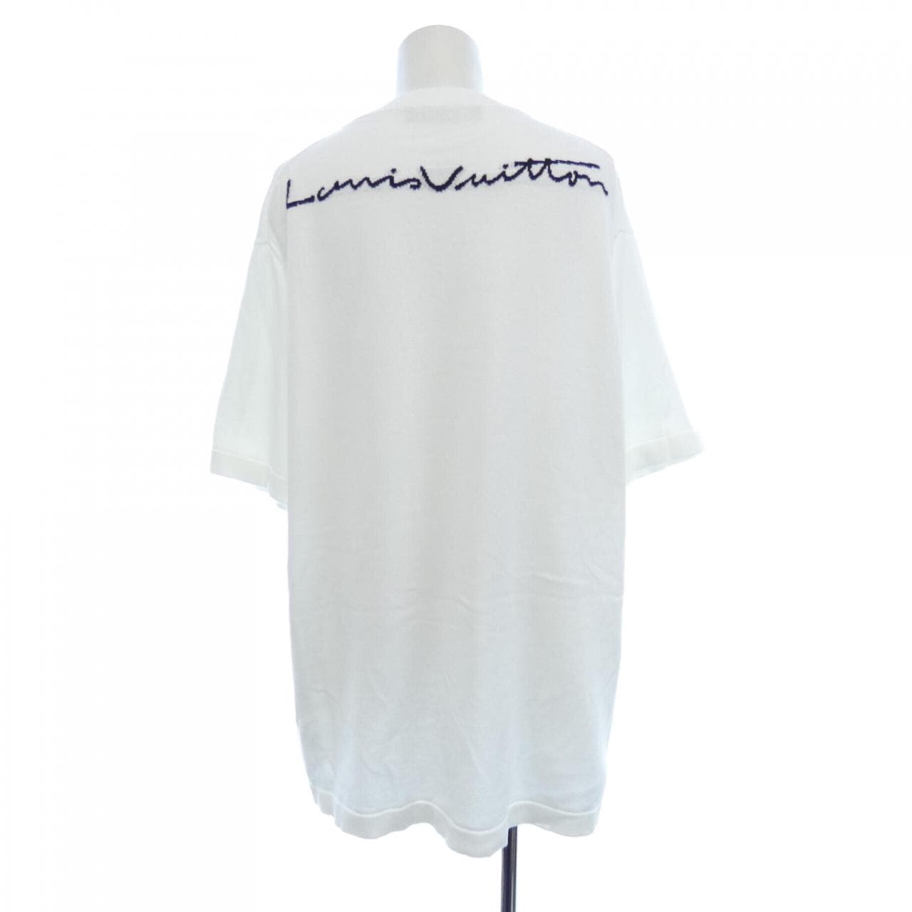 LOUIS VUITTON Vuitton Graphic Short Sleeve Knitwear HON10WJL4 Tops