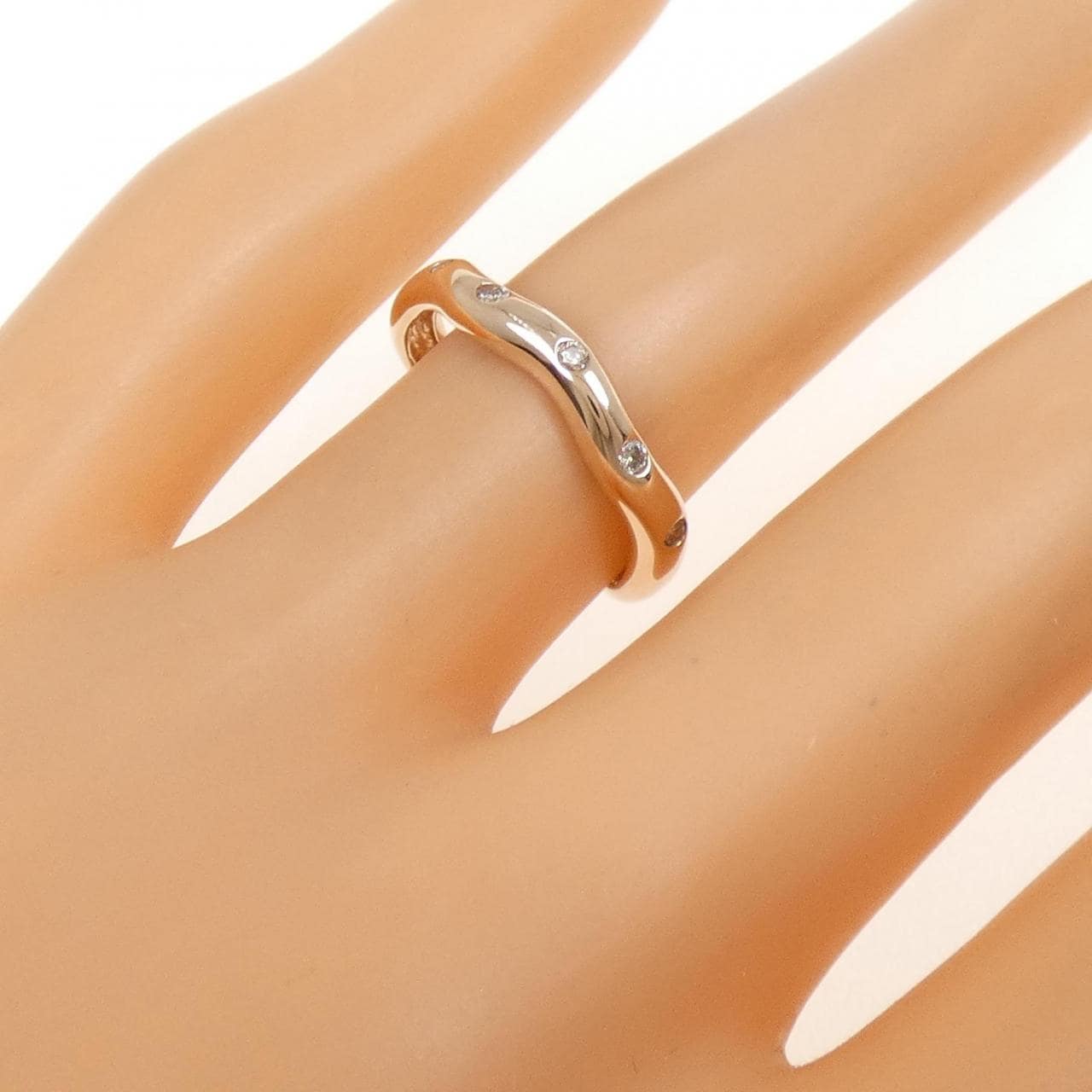 K10PG ダイヤモンド リング 0.10CT