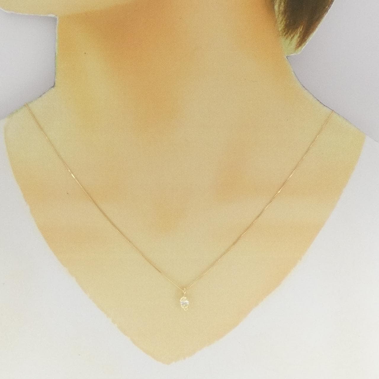 K18YG ダイヤモンド ネックレス 0.33CT