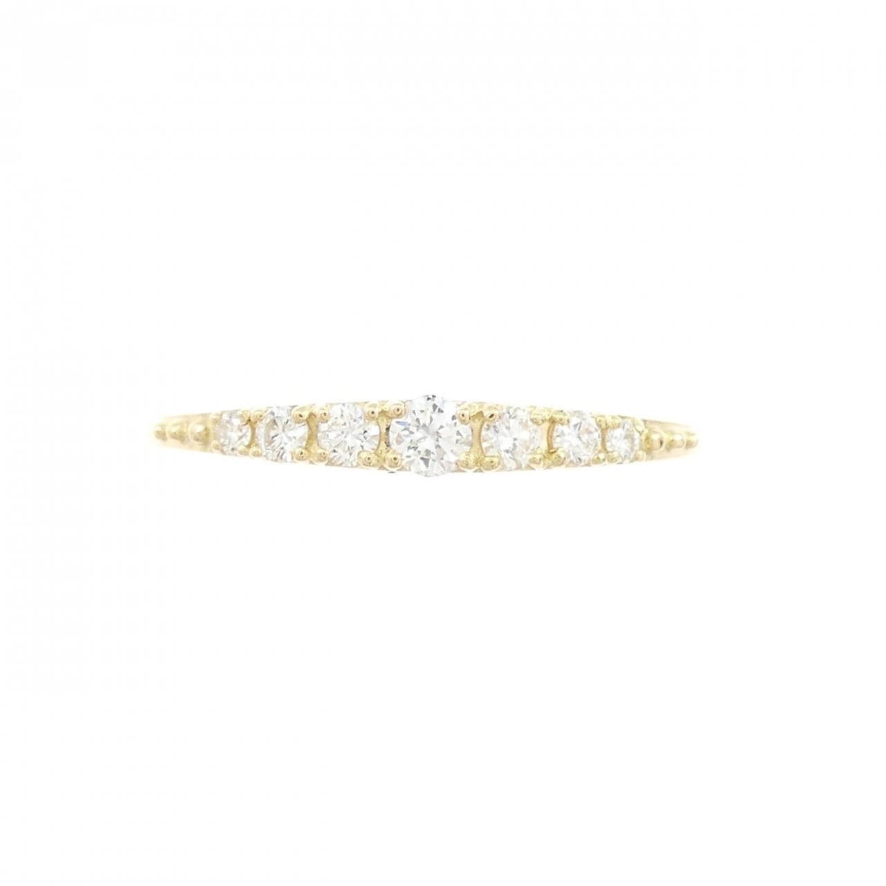 [再加工款] K18YG钻石0.15CT