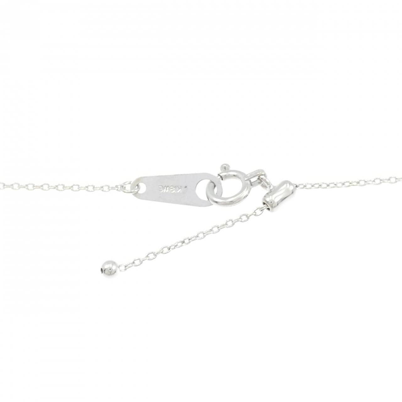 K18WG ダイヤモンド ネックレス 0.30CT