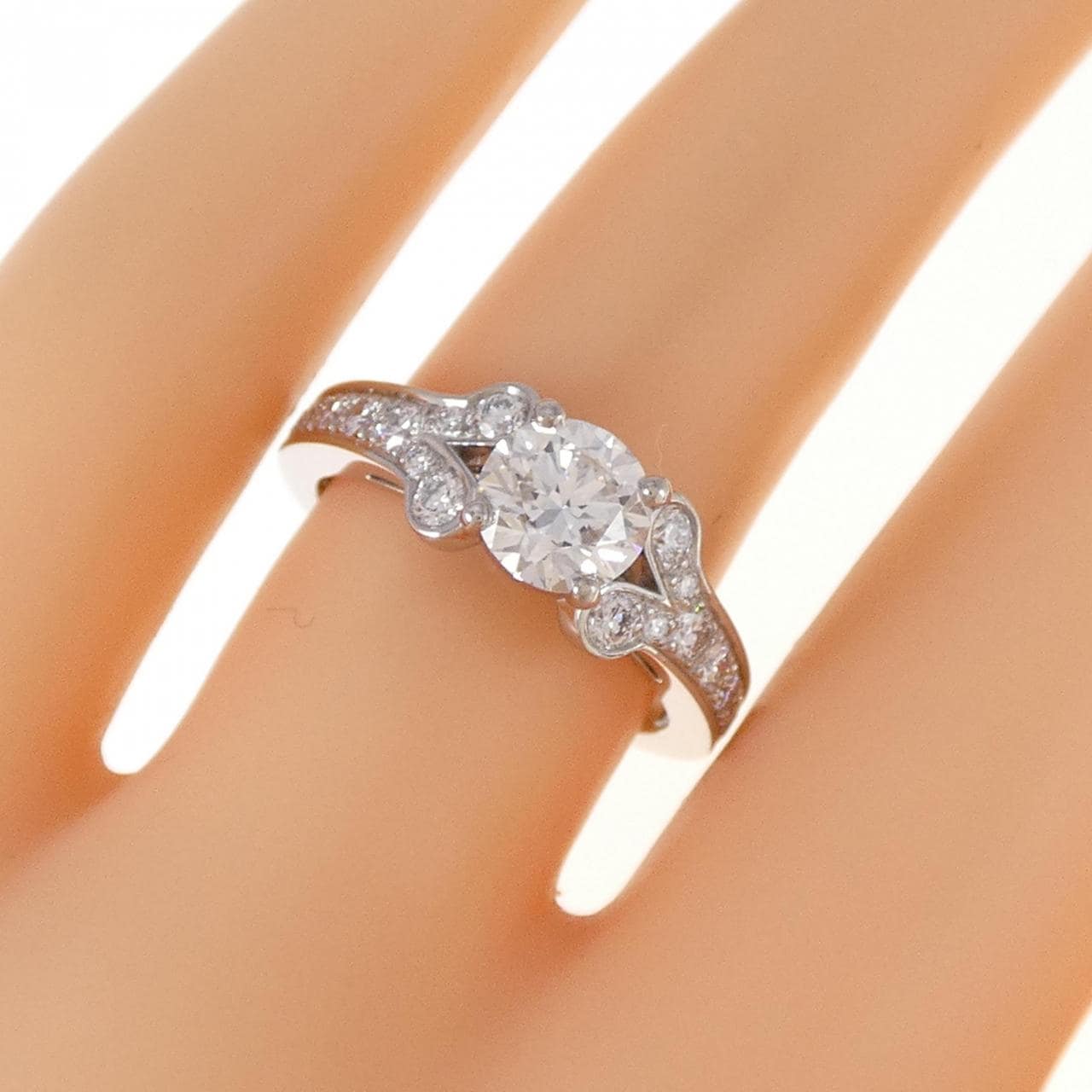 Cartier亚芭蕾舞者戒指 0.92CT G VS1 VG