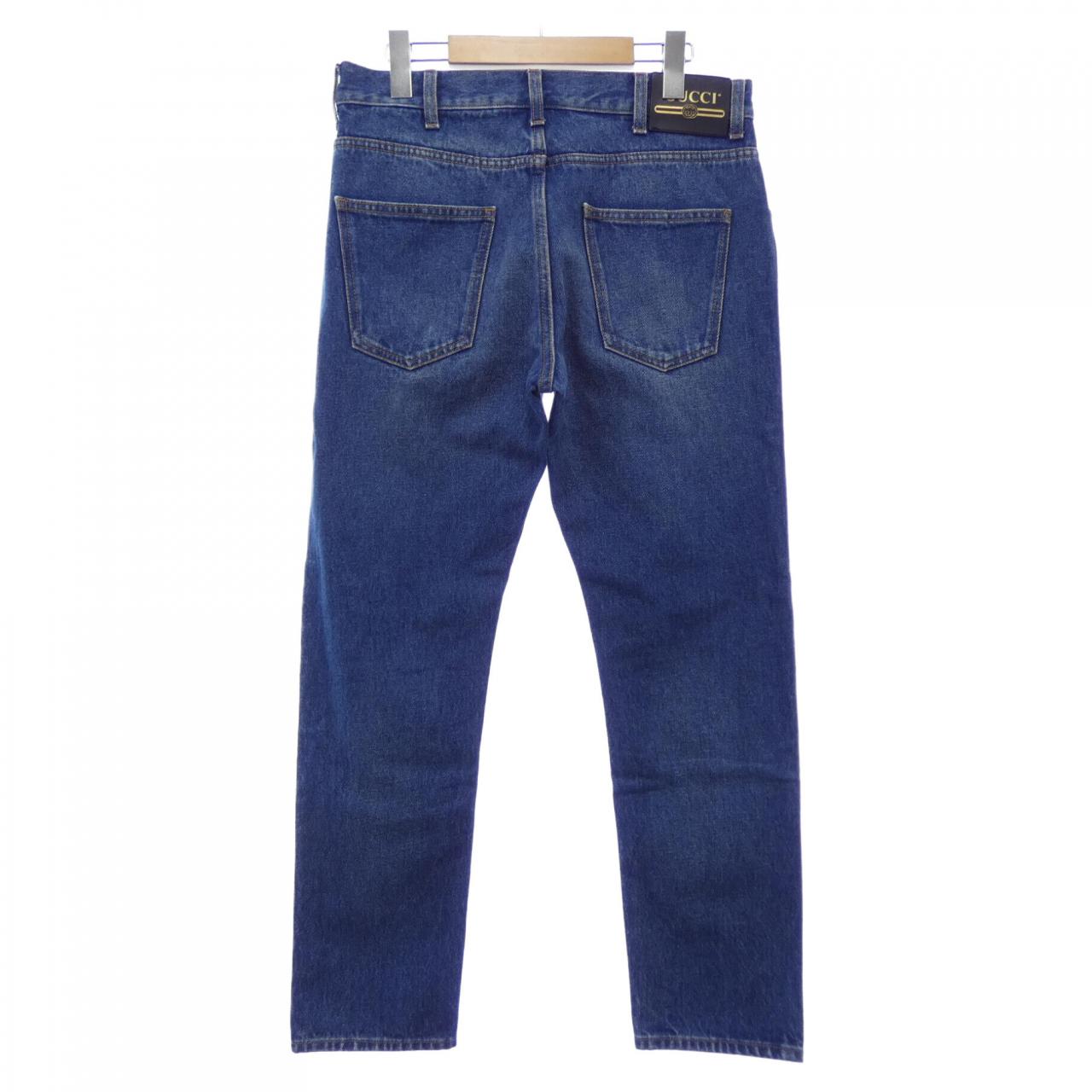 グッチ GUCCI ウォッシュドデニムテーパードパンツ 408637 XDBBQ ジーンズ