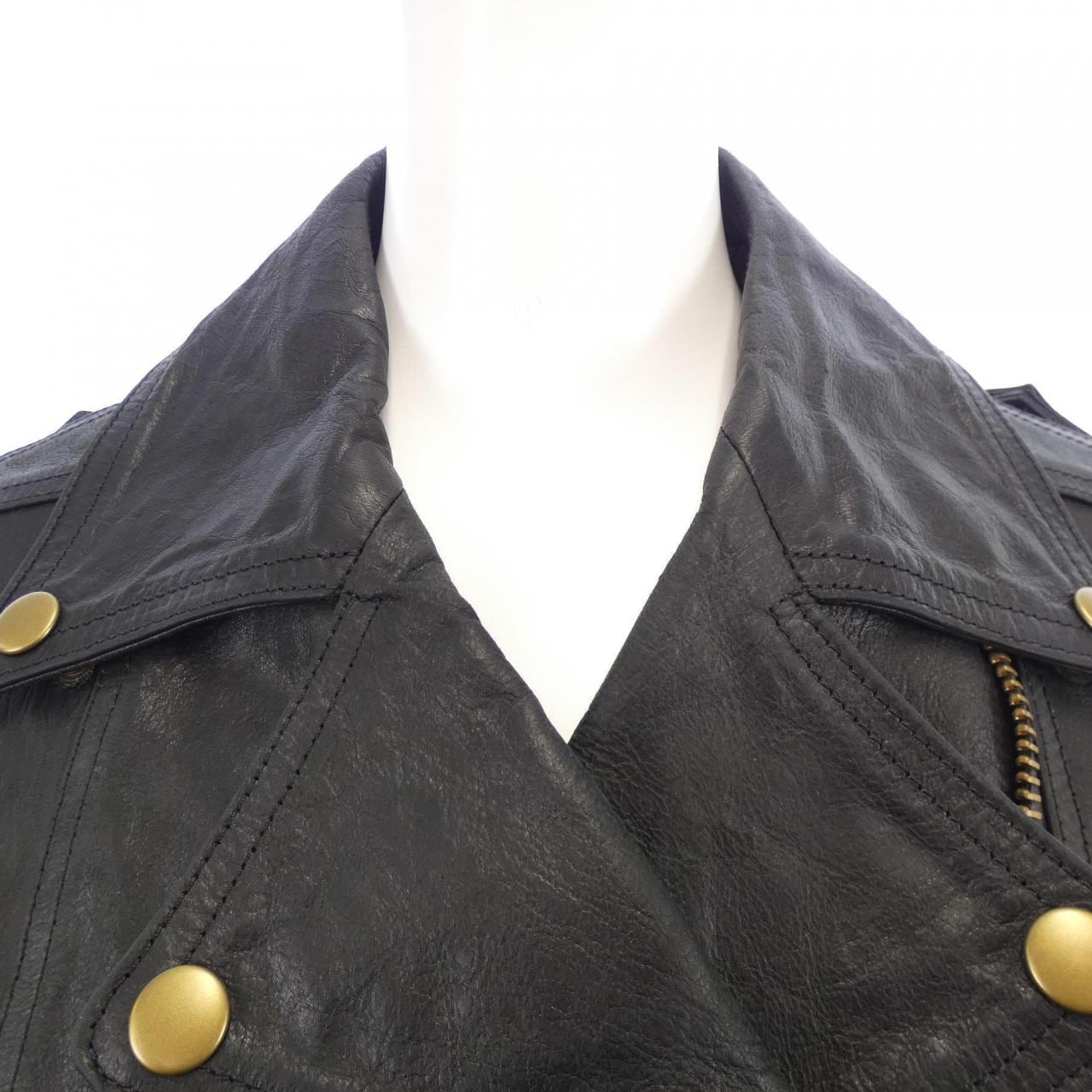 GOLDEN GOOSE GOLDEN GOOSE 皮革骑手夹克