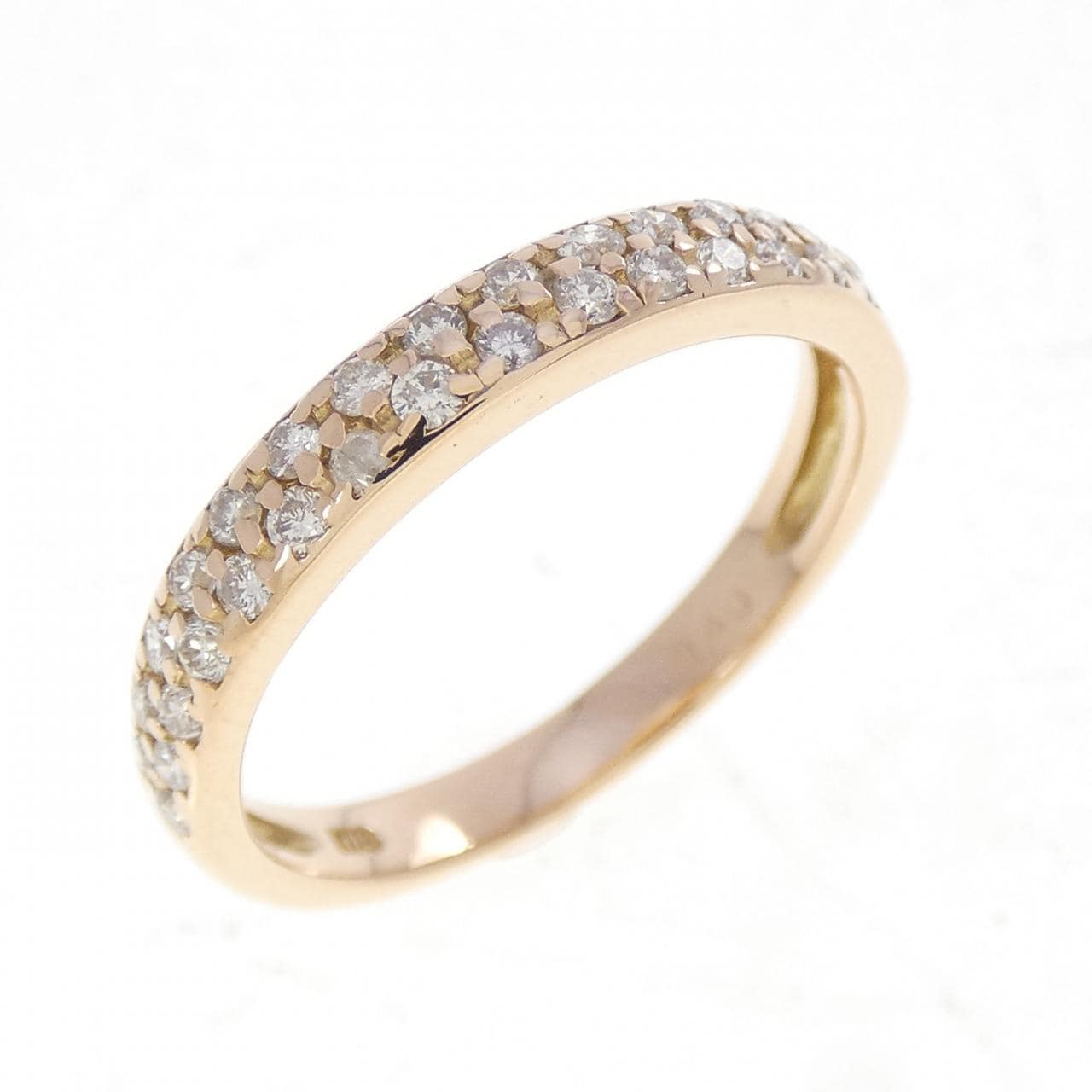 K18PG ダイヤモンド リング 0.40CT