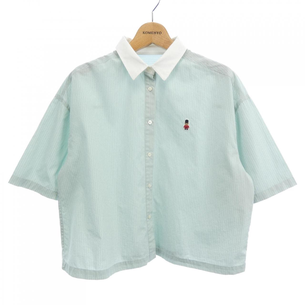 マッキントッシュフィロソフィー MACKINTOSH PHILOSOPHY BUCKING HAM BEAR S／Sシャツ