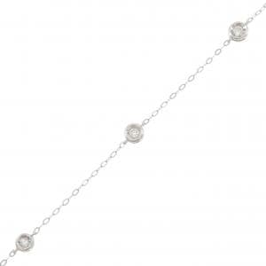 PT950/PT850 ダイヤモンド ブレスレット 0.15CT