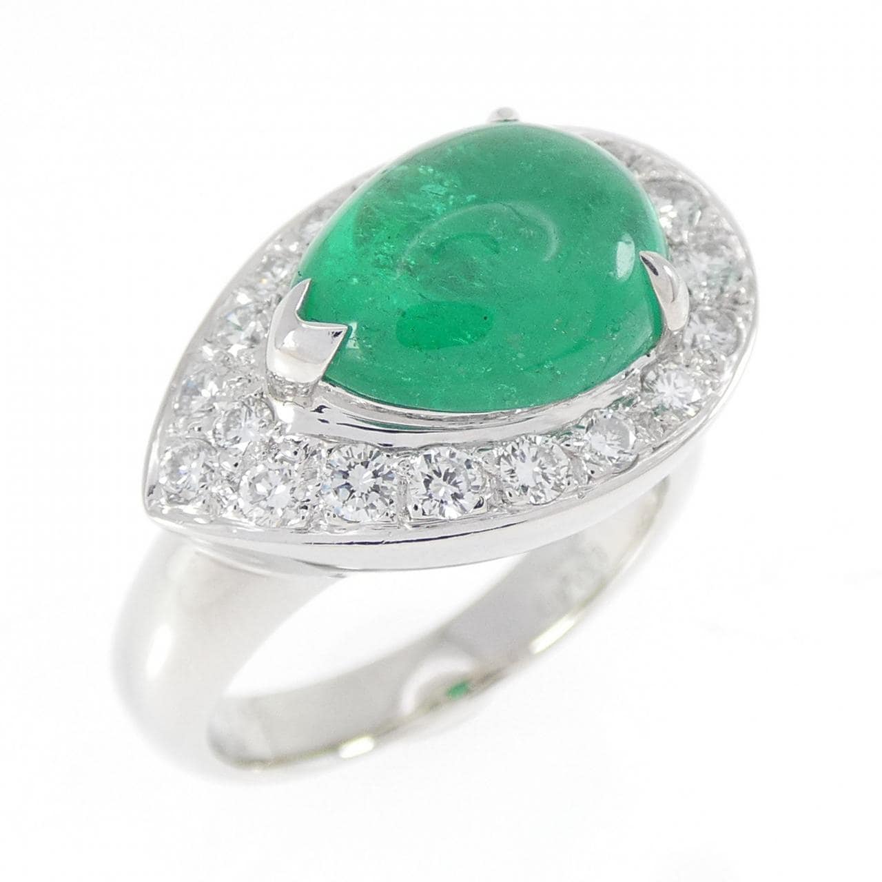 PT900 エメラルド リング 3.46CT