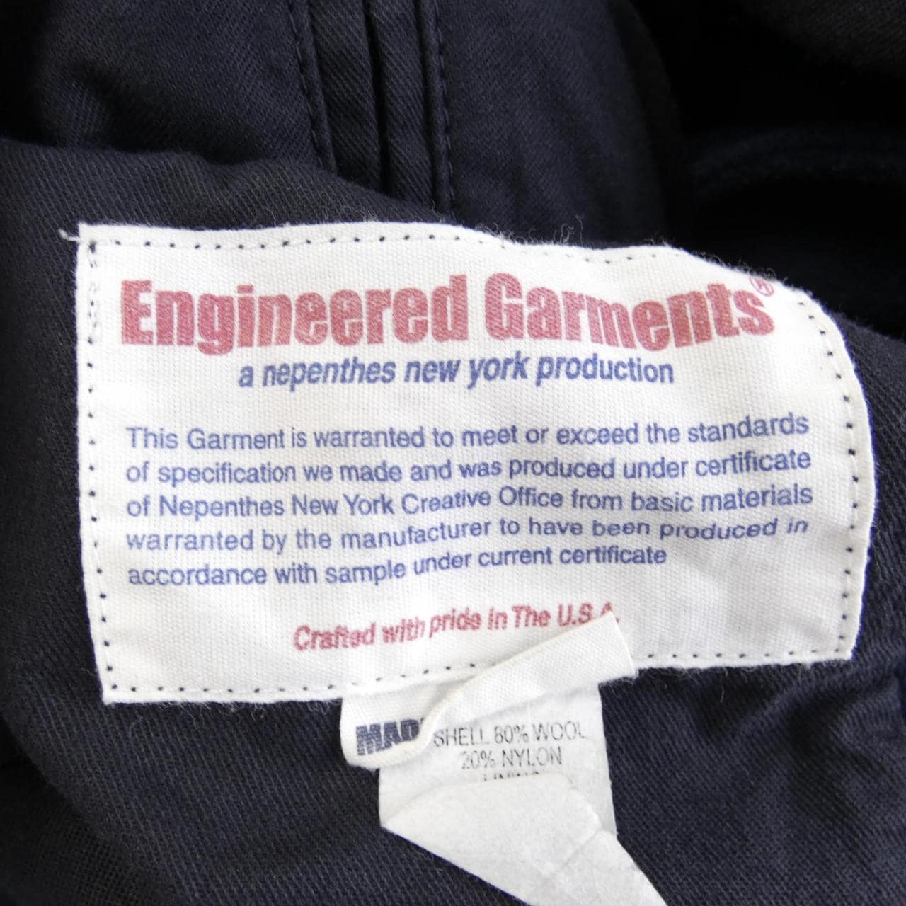 エンジニアードガーメンツ ENGINEERED GARMENTS コート