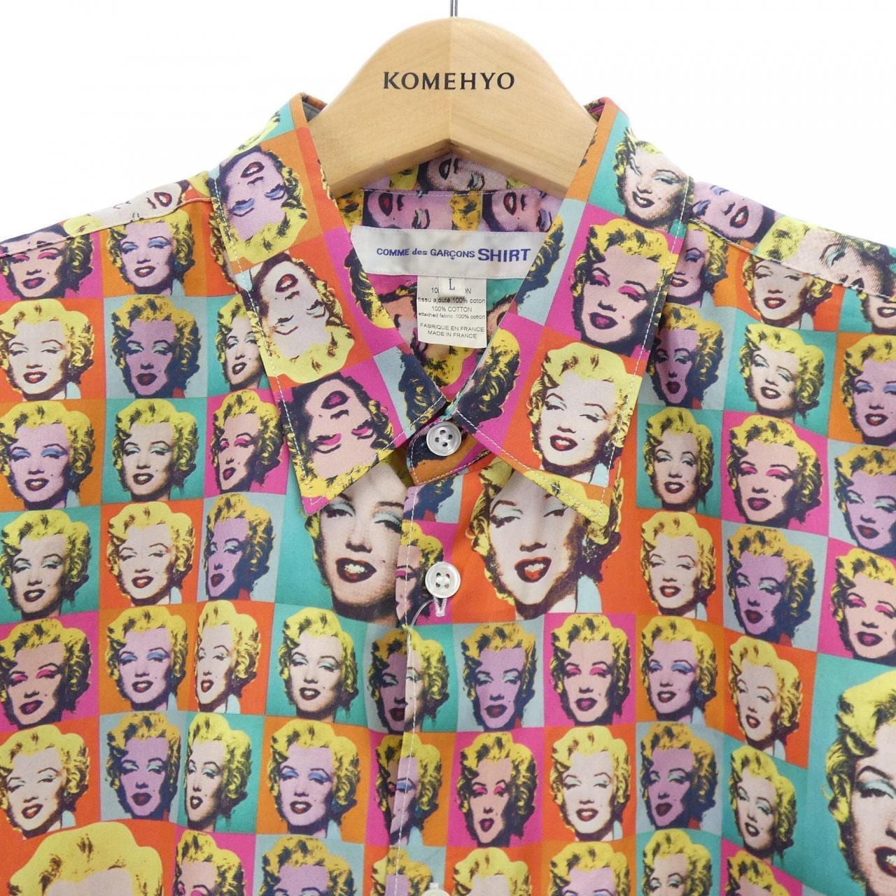 コムデギャルソンシャツ COMME des GARCONS SHIRT FM-B005 ANDY WARHOL シャツ