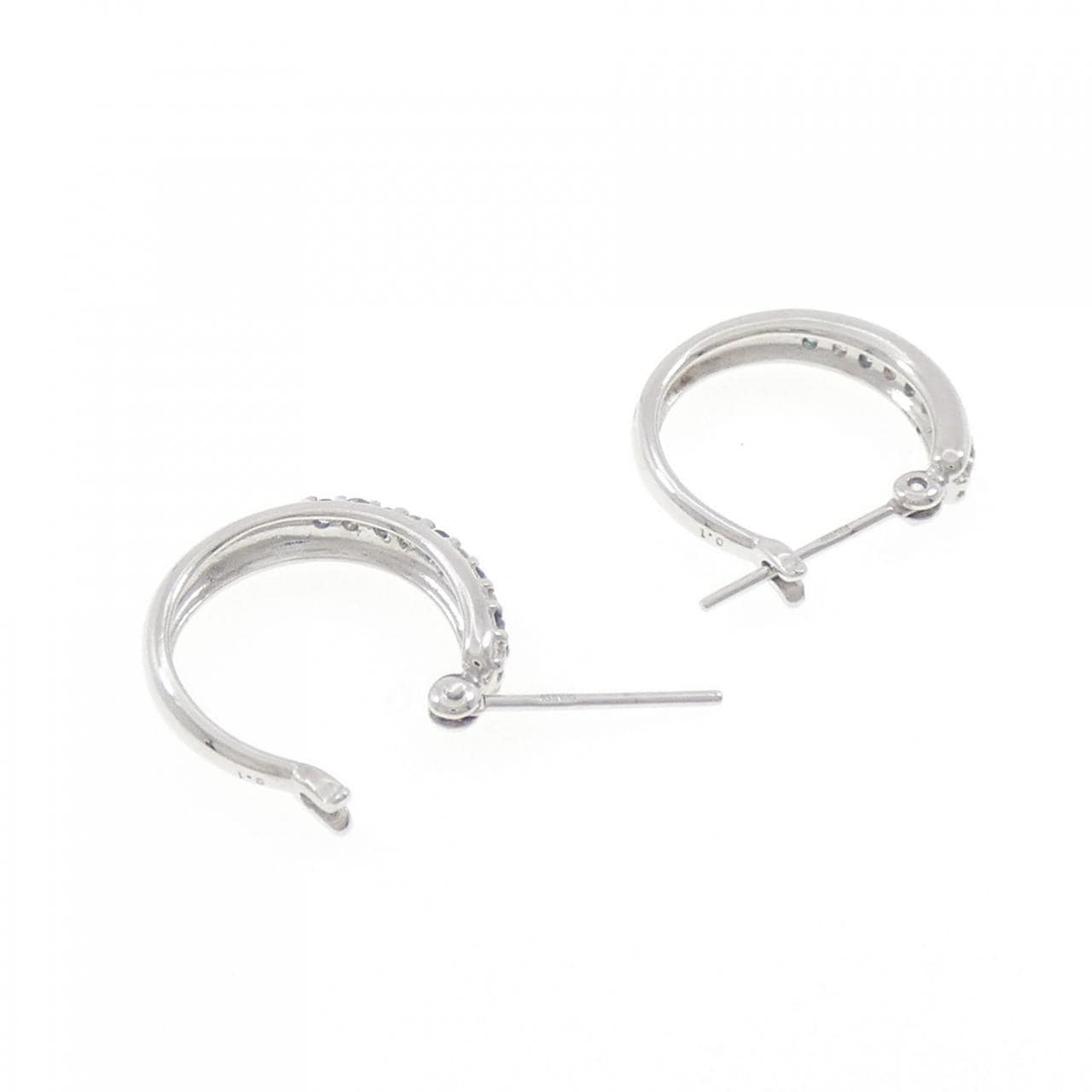 K18WG ダイヤモンド ピアス 0.2CT