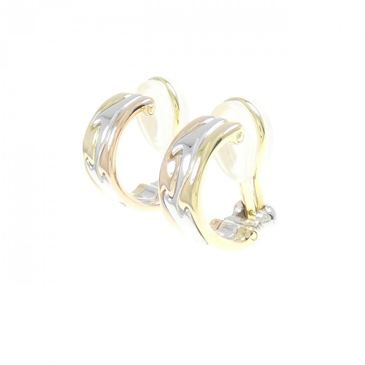 ジョージ ジェンセン フュージョン ピアス(両耳用) 750(WG)  美品 ジョージ ジェンセン フュージョン ピアス(両耳用) 750(WG) 美品