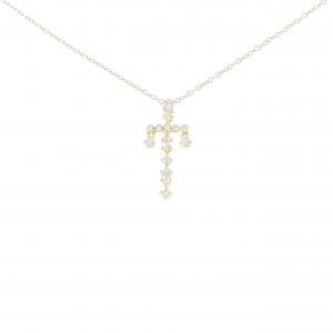 AHKAH Cross Diamond Necklace 0.14CT