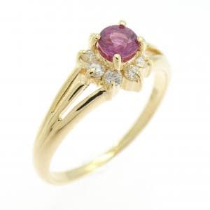 K18YG ルビー リング