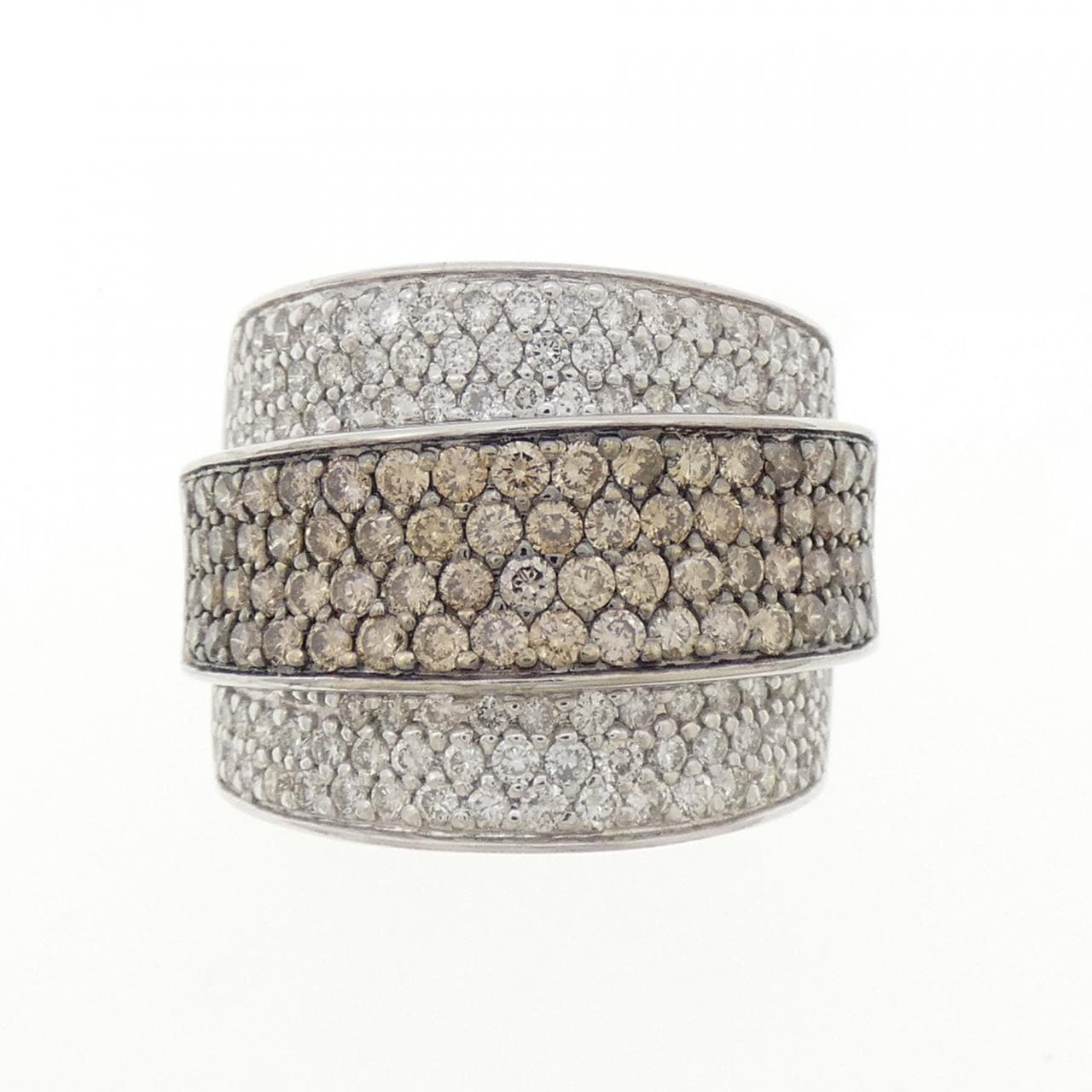 750WG ダイヤモンド リング 0.98CT