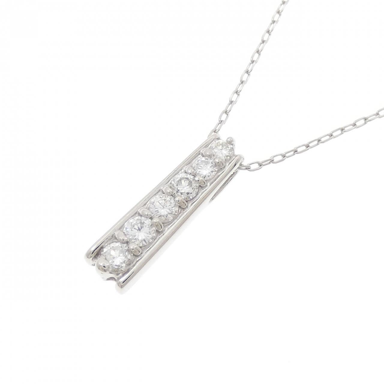 PT900/PT850 ダイヤモンド ネックレス 0.48CT