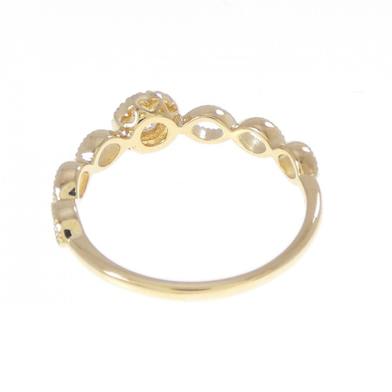 K18YG ダイヤモンド リング 0.12CT