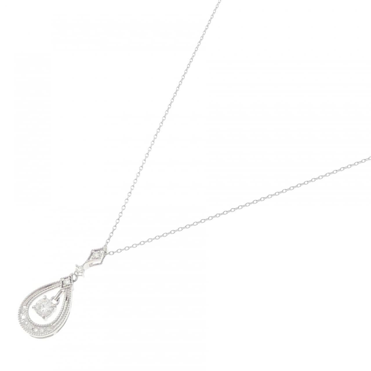 PT900/PT850 ダイヤモンド ネックレス 0.21CT