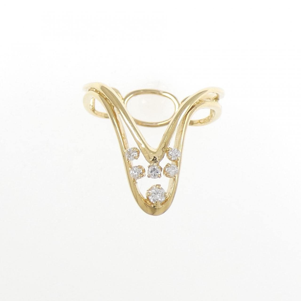 ミキモト ダイヤモンド リング 0.13CT