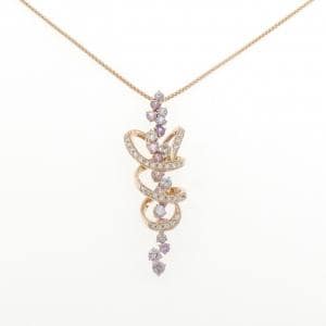 K18PG サファイヤ ネックレス 3.03CT