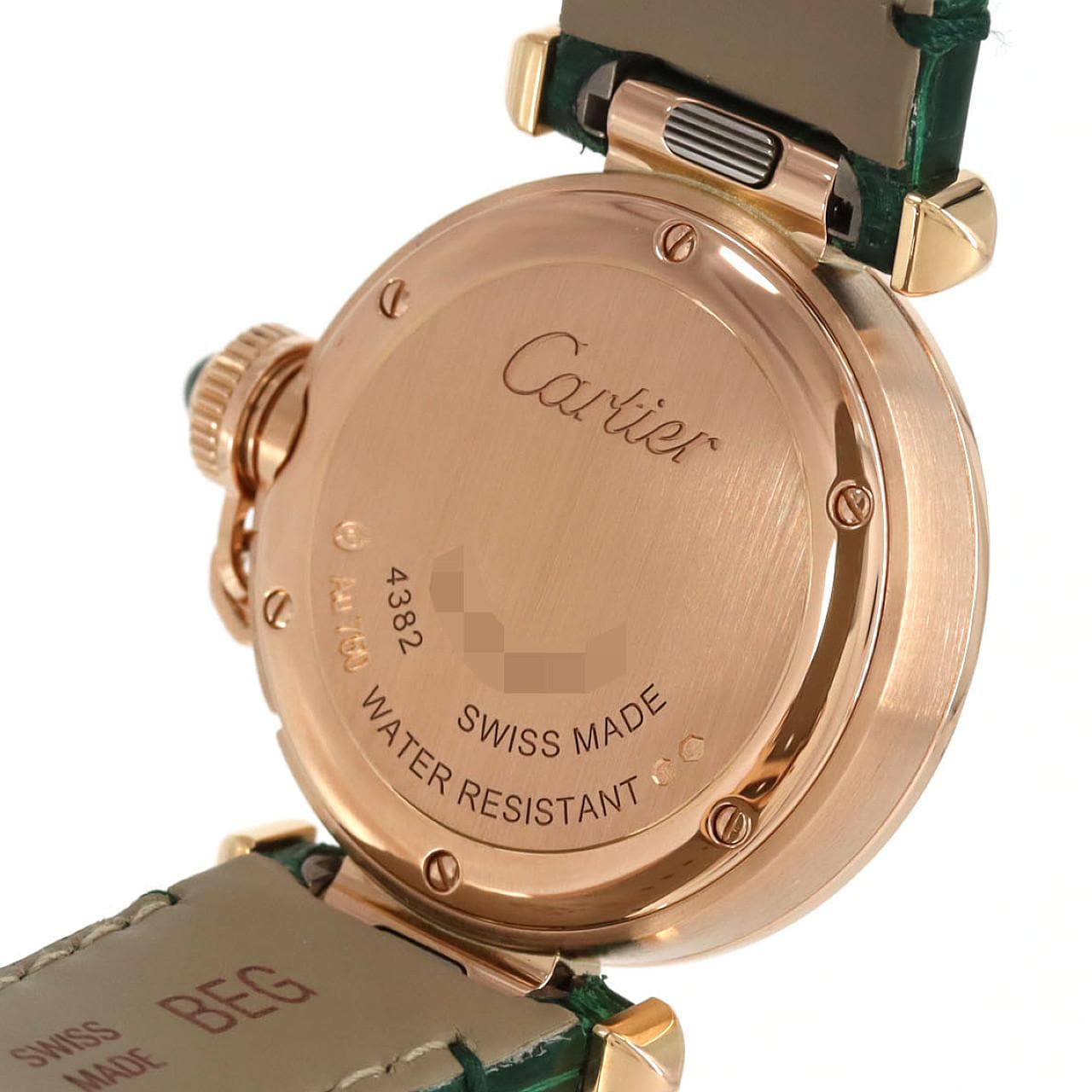 カルティエ パシャ･ドゥ･カルティエ PG/D WJPA0017 PG･RG クォーツ