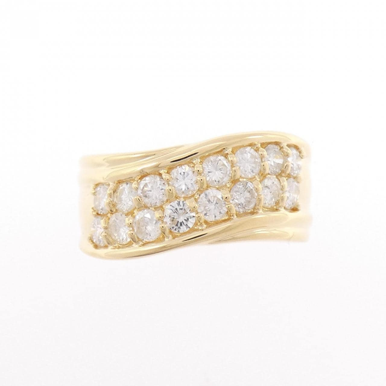 K18YG ダイヤモンド リング 1.02CT