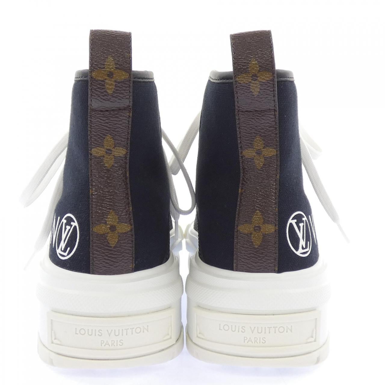 ルイヴィトン LOUIS VUITTON LVサークル キャンバス レザー LVスクァッドライン スニーカー