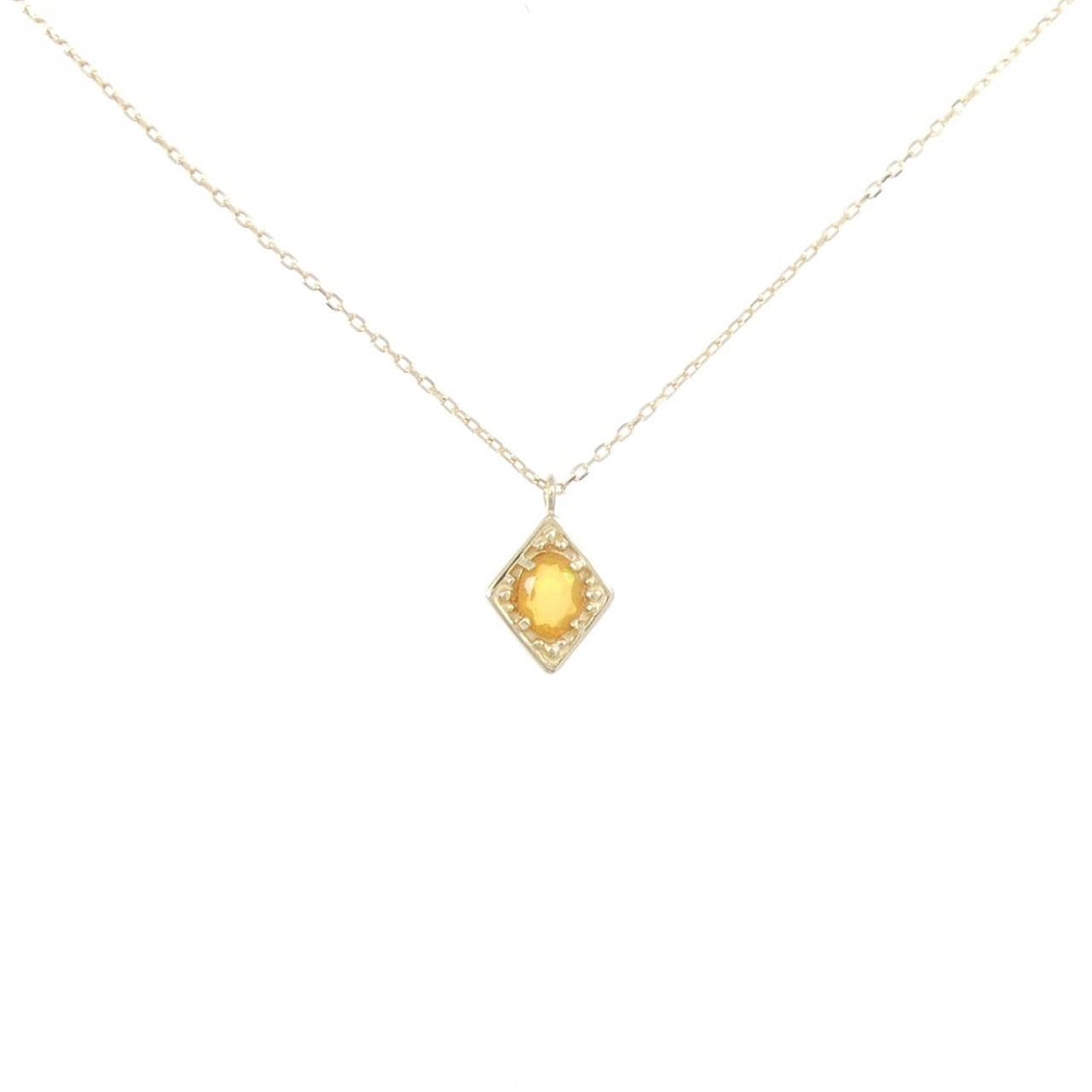 K10YG オパール ネックレス