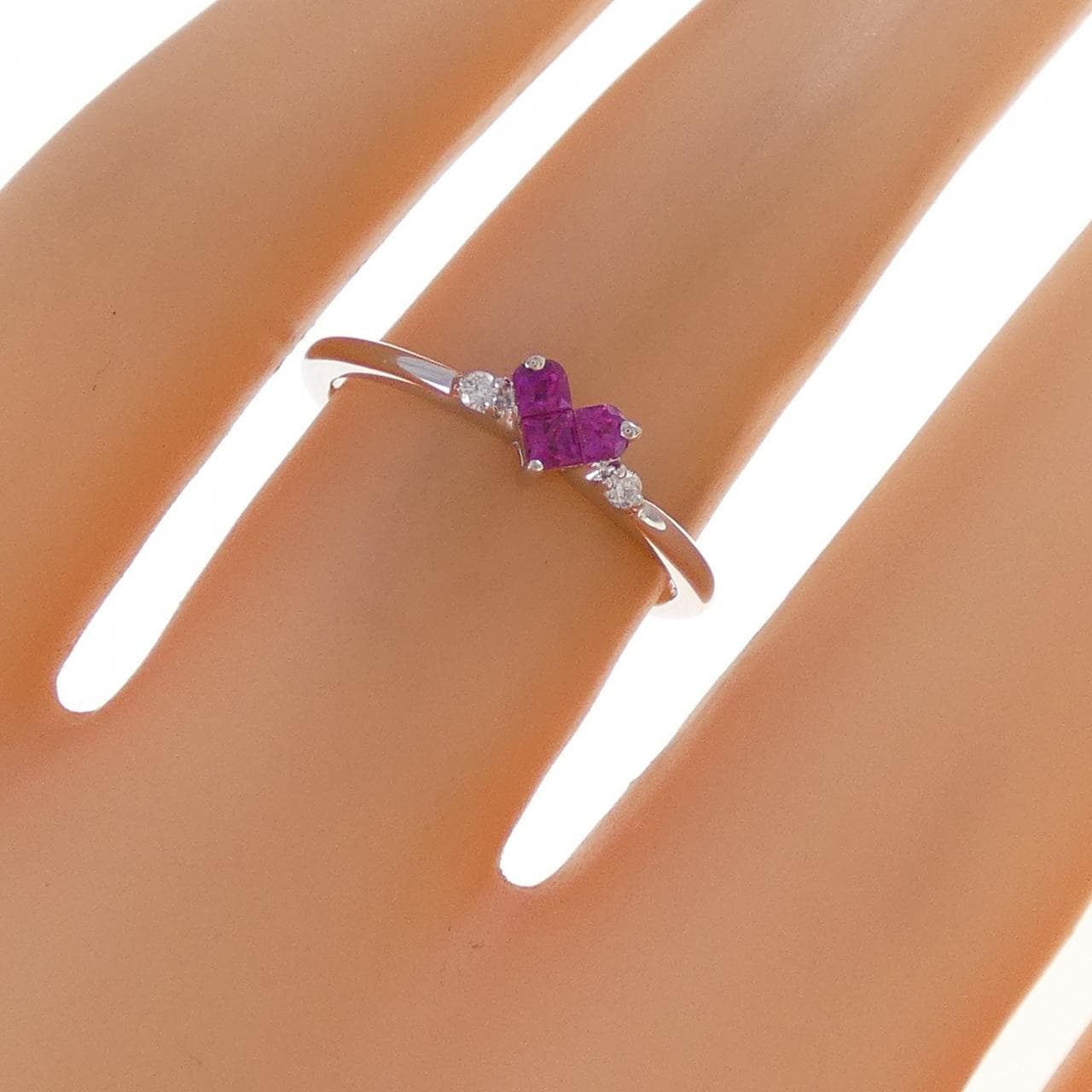 スタージュエリー ミステリアスハート リング 0.13CT