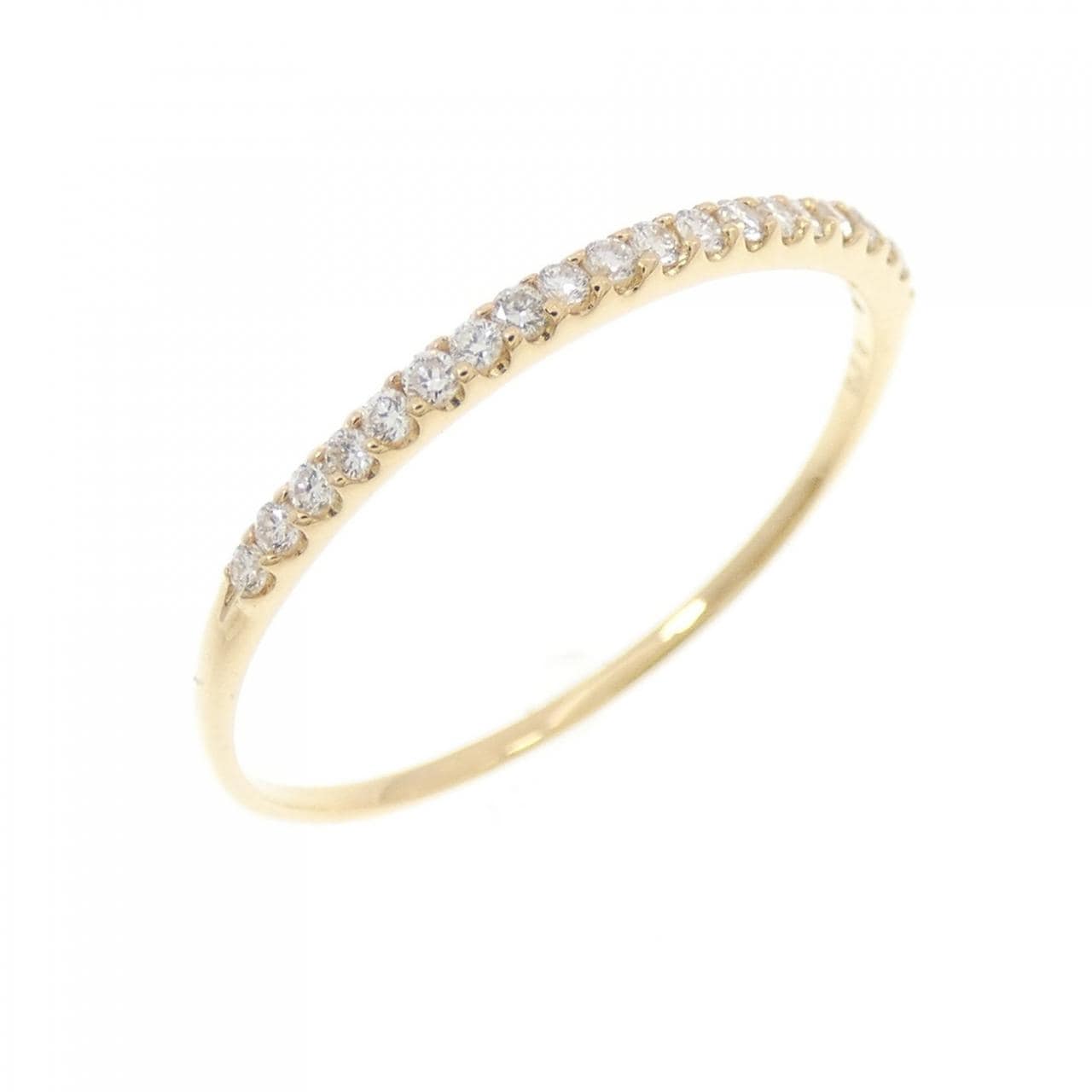 【リメイク】K18YG ダイヤモンド リング 0.10CT