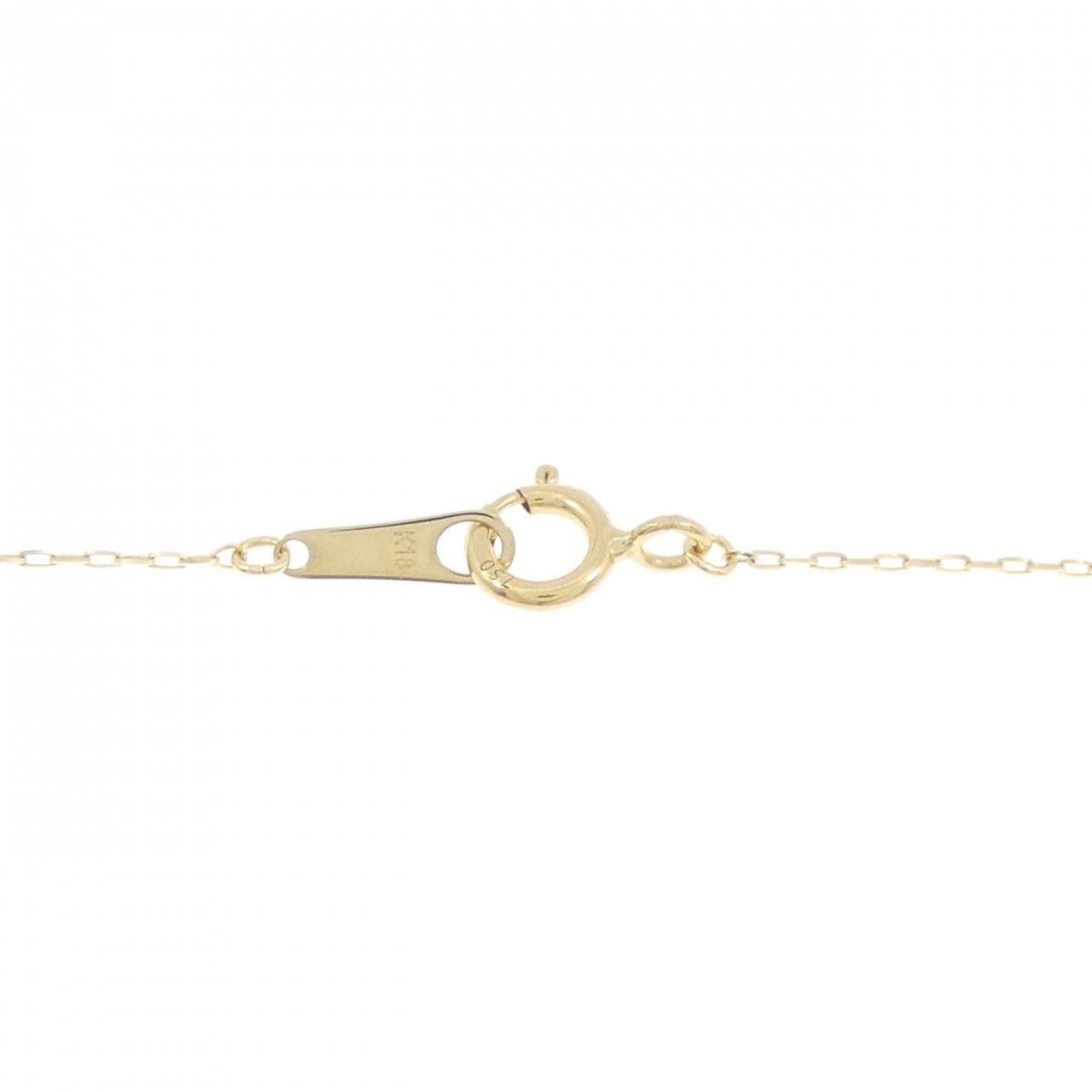 【リメイク】K18YG ダイヤモンド ネックレス 0.20CT