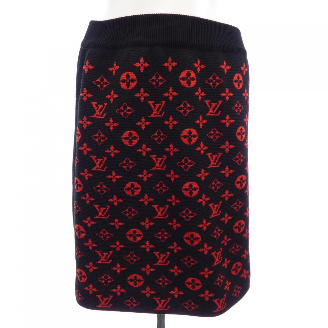 ルイヴィトン LOUIS VUITTON モノグラムウールニットAライン FJKZ03XZS スカート