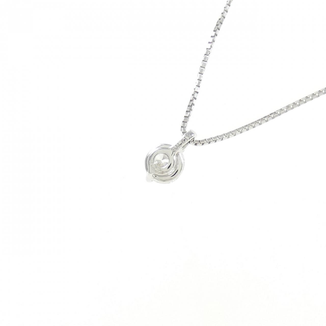 K18WG ダイヤモンド ネックレス 0.27CT