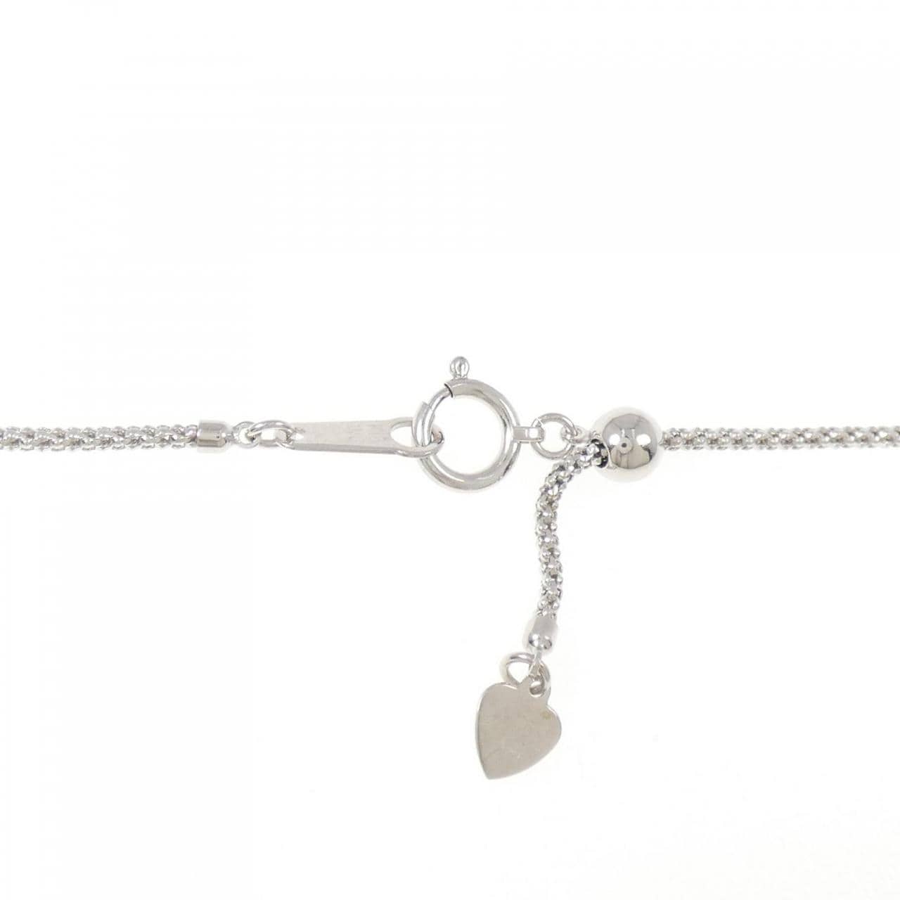 PT900/K18WG ダイヤモンド ネックレス 0.26CT