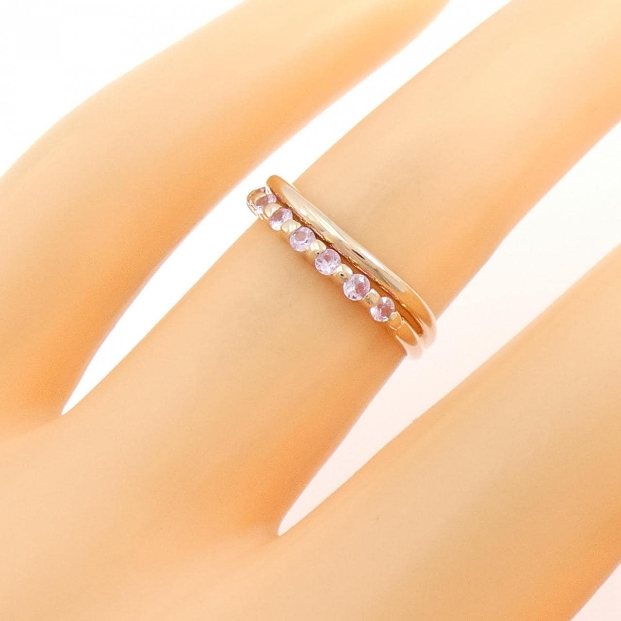 K10PG サファイヤ リング