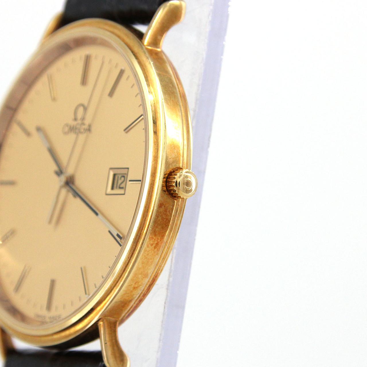 【ノーメンテナンス還元価格】オメガ ラウンドケース YG YG クォーツ