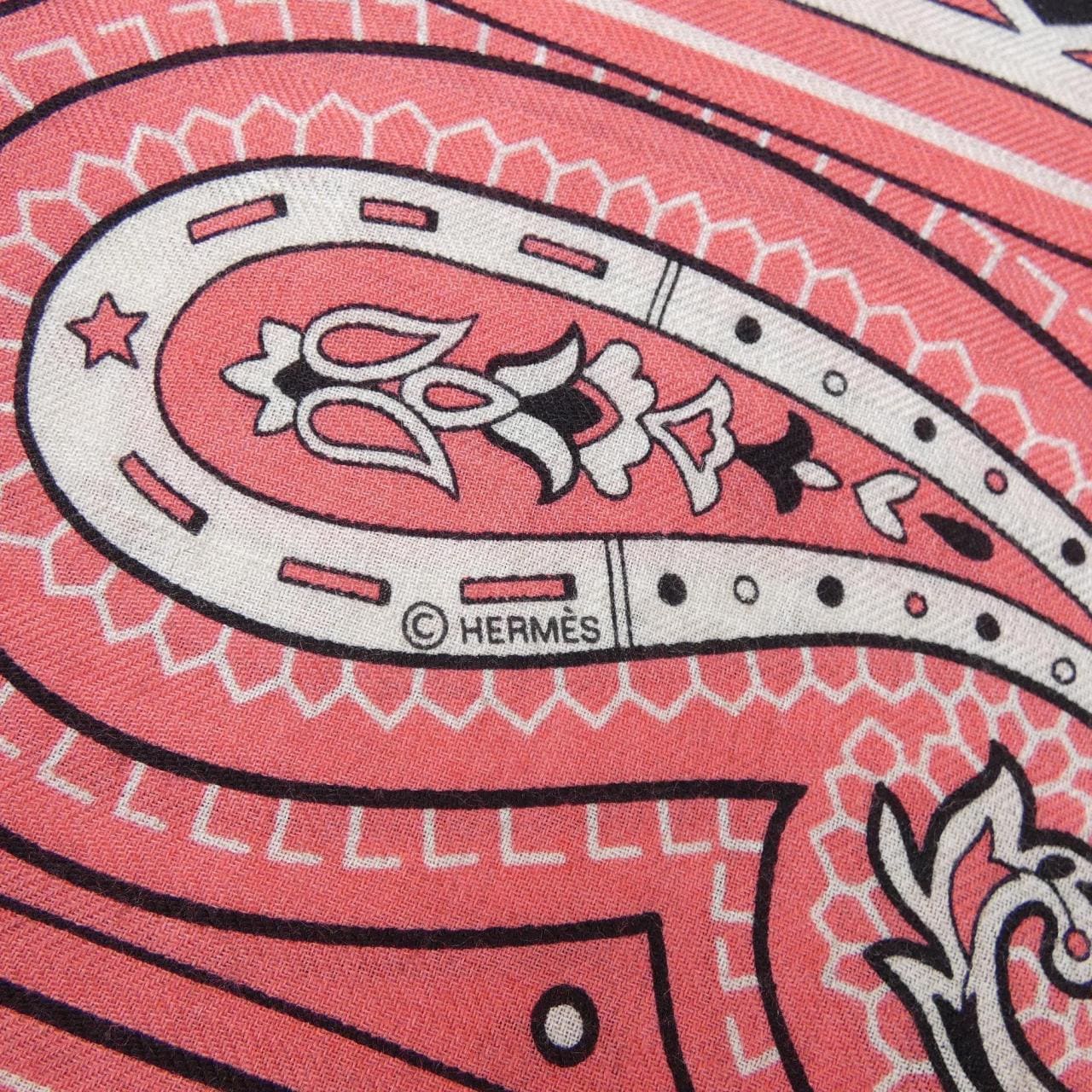 エルメス HERMES CHEVAL DECOEUR BANDANA H244259S カレジェアン140 ショール