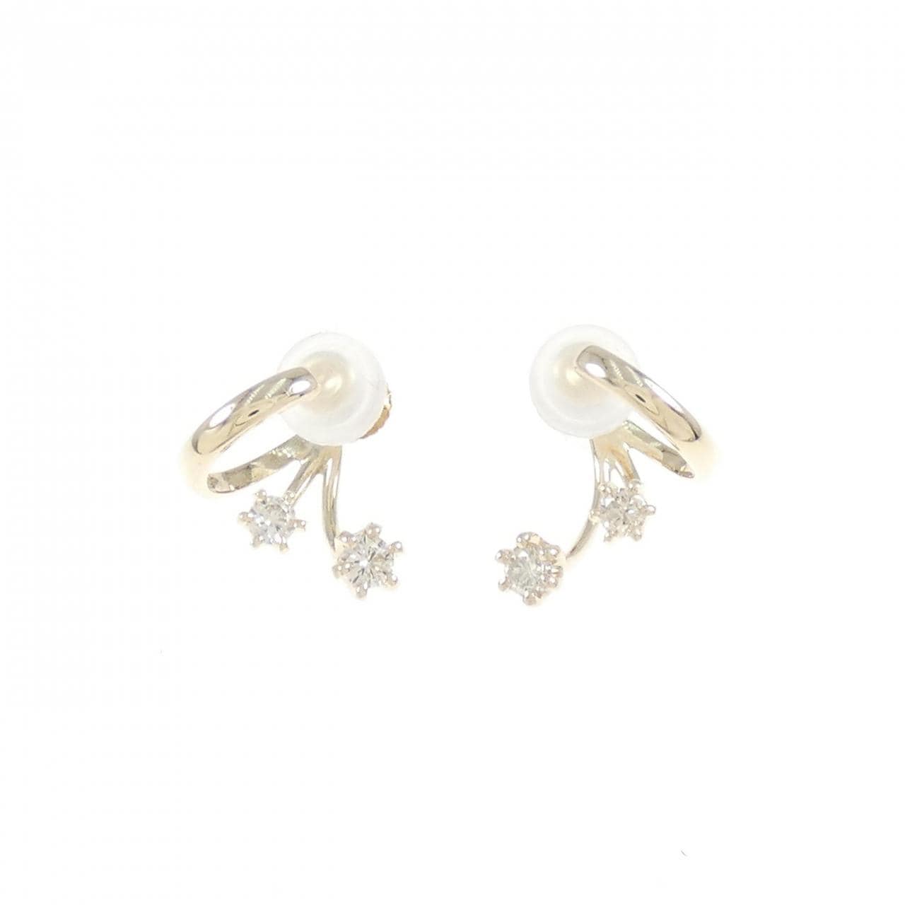 K10YG Diamond Earrings 0.20CT
