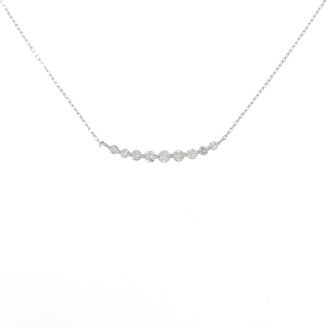 PT900/PT850 ダイヤモンド ネックレス 0.20CT