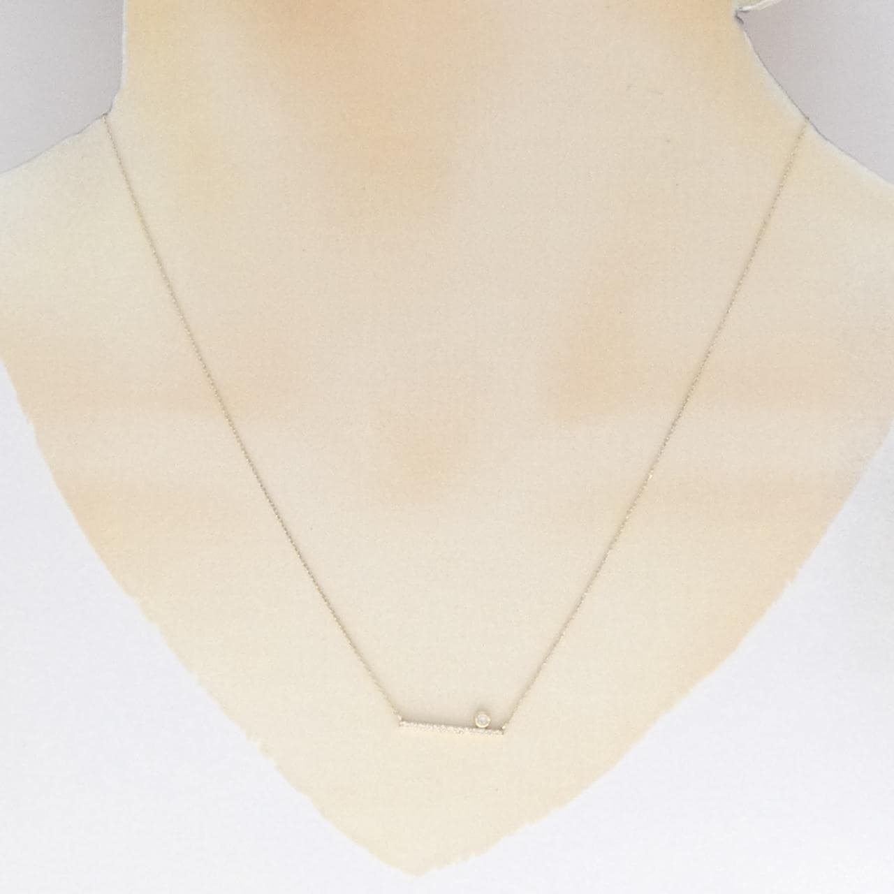 K10YG ダイヤモンド ネックレス 0.09CT