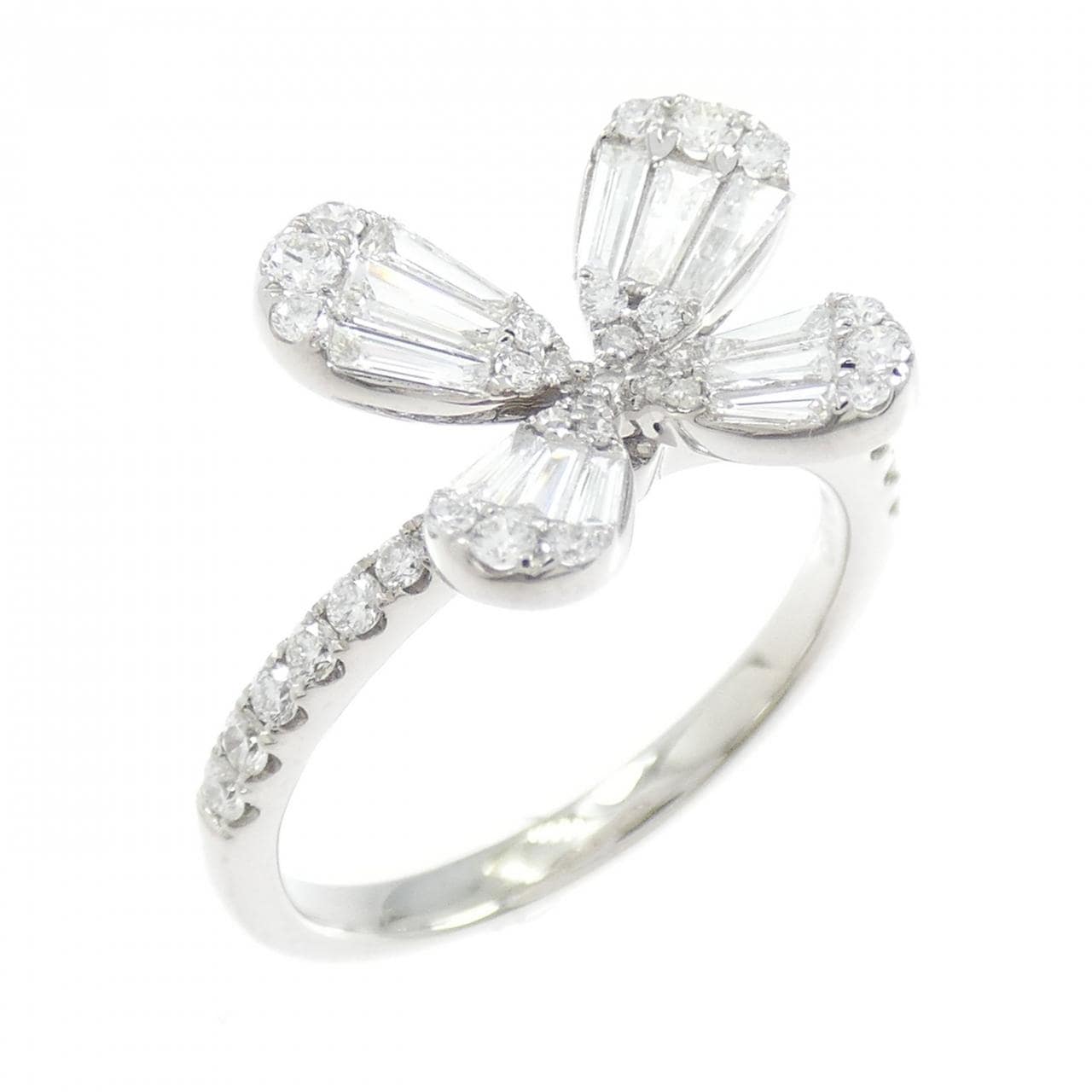 K18WG ダイヤモンド リング 0.69CT