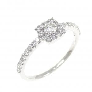 K18WG ダイヤモンド リング 0.33CT